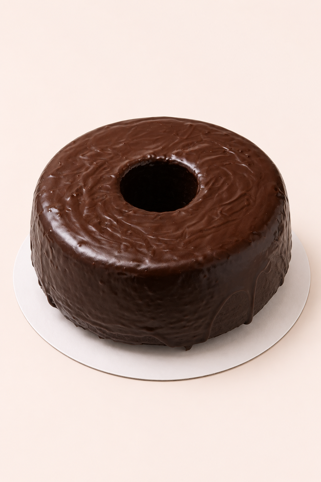 Kahlua Chocolate Cake — rich chocolate ring cake with chocolate ganache